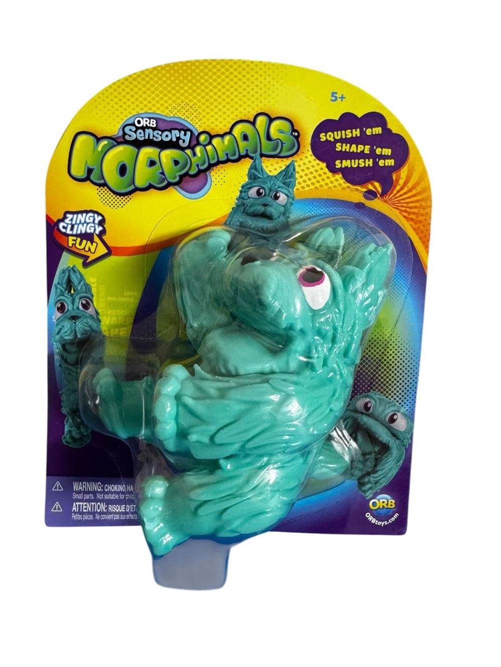 ORB Sensory  Morphimals PUP Teal Squishy Sensory Toy